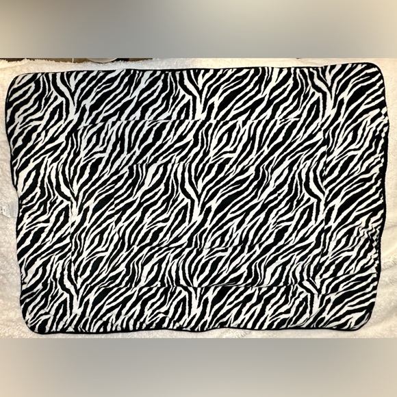 Custom Made - Turquoise and Zebra Print Crib Bedding Set by Carousel Designs - Picture 2 of 10